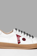 Zapatillas Icon Base Blanco Rojo Marca