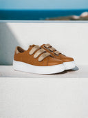 Zapatillas Cloud Rap Marrón Oro Metalizadas