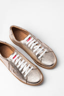 Zapatillas Spot Base Oro Plata Metalizado Marca