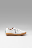 Zapatillas Spot Base Blanco Plata Verde Metalizado Marca