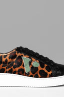 Zapatillas Cloud Base Negro Marrón Verde Animal Print Marca