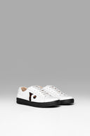 Zapatillas Icon Base Blanco Negro Estampado Animal Marca