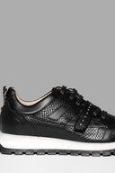 Zapatillas Sprint Strap Black Reptile Studs