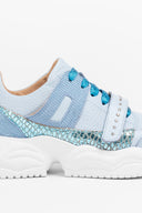 Sneakers Gem Strap Light Blue Metalized Studs Catalog 1