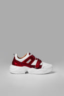 Sneakers Gem Strap White Red Metalized Studs Catalog 0