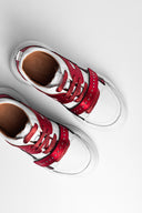 Sneakers Gem Strap White Red Metalized Studs Catalog 4