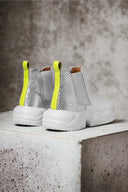 Sneakers Top Elastic White Silver Fluo Metalized Catalog 5