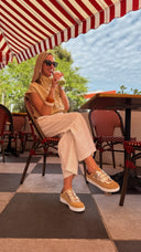 Sneakers Icon Exp Toffee Platine Metalized