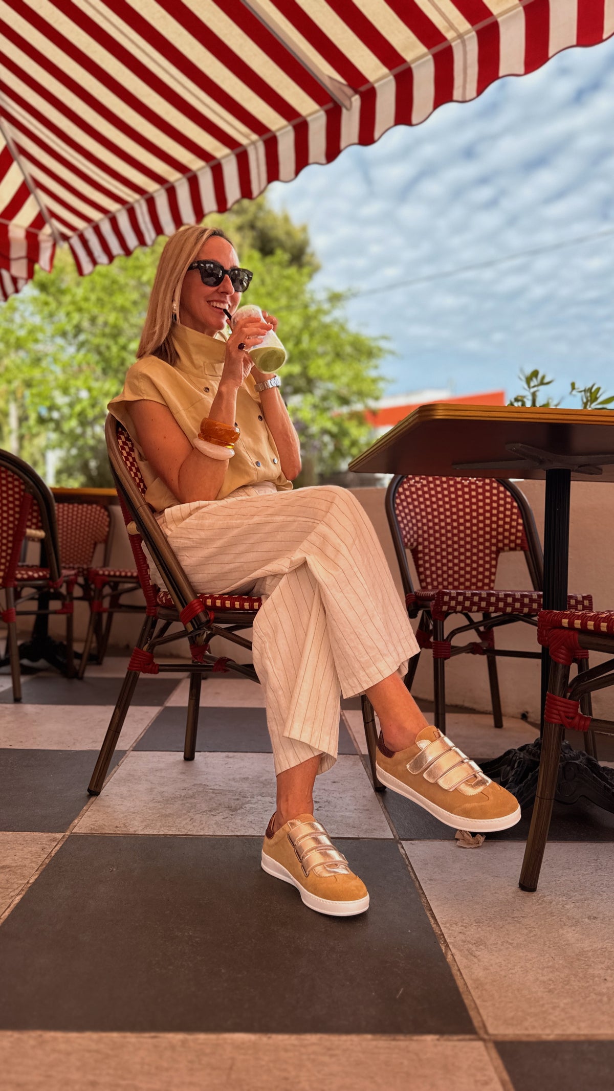 Sneakers Icon Exp Toffee Platine Metalized