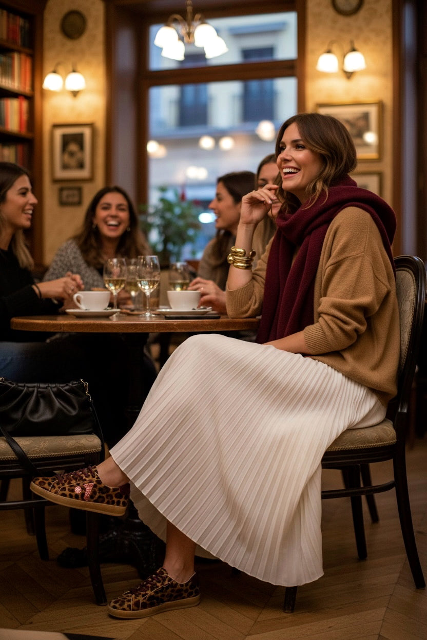 Sneakers Icon Base Brown Black Bordeaux Metalized Brand