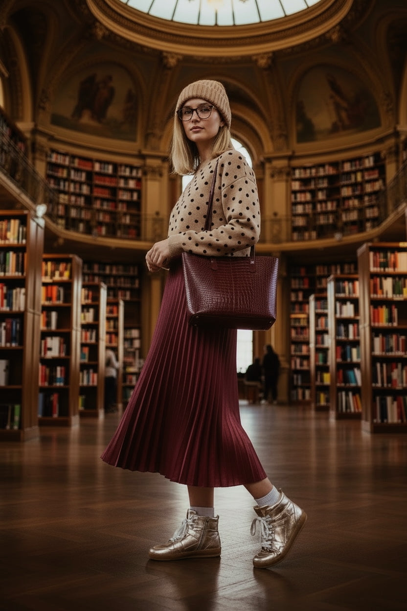 Sneakers Sky Exp Platine Metalized